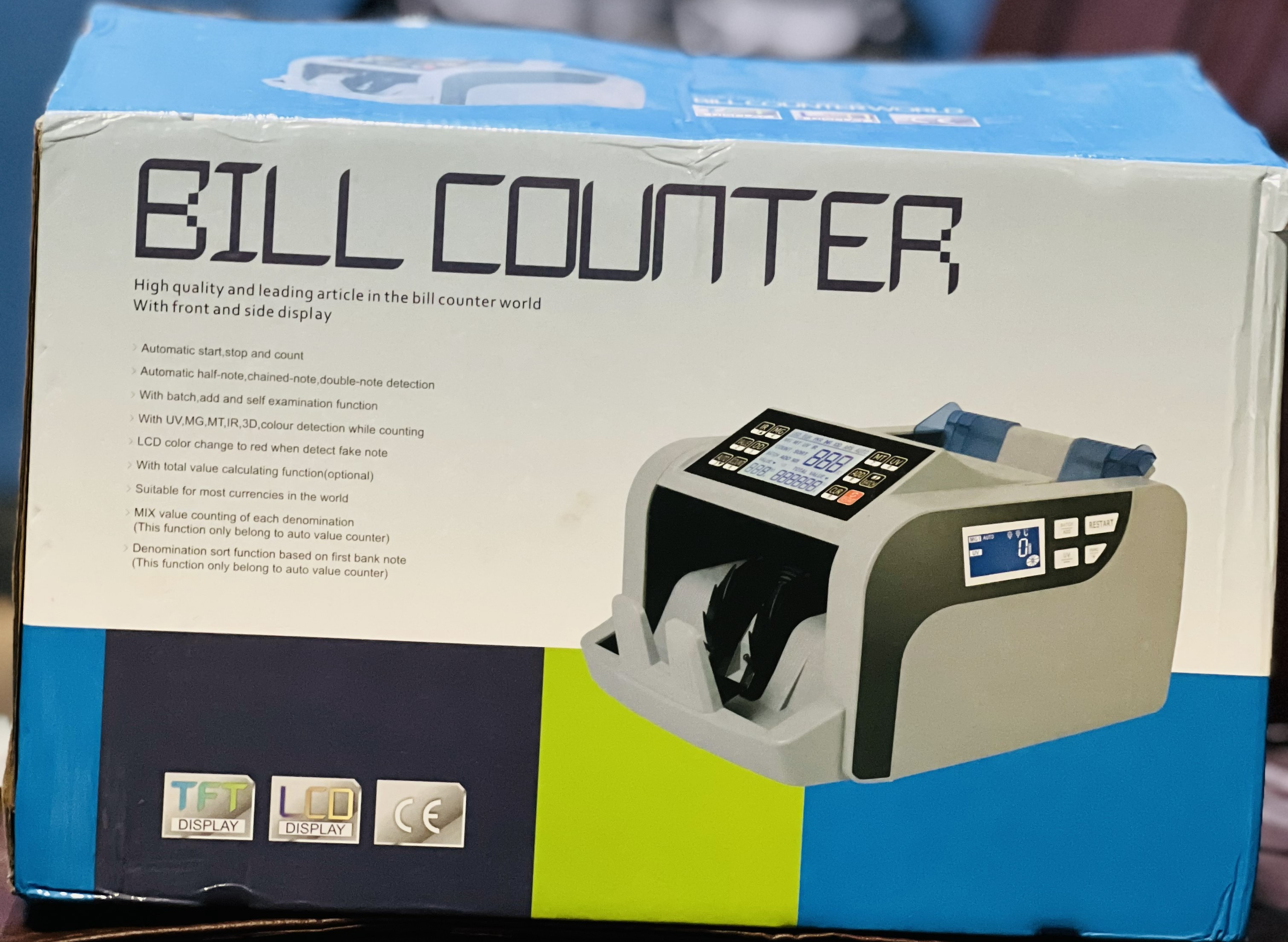 2820 P TFT  : BILL COUNTER MULTI CURRENCY MACHINE 